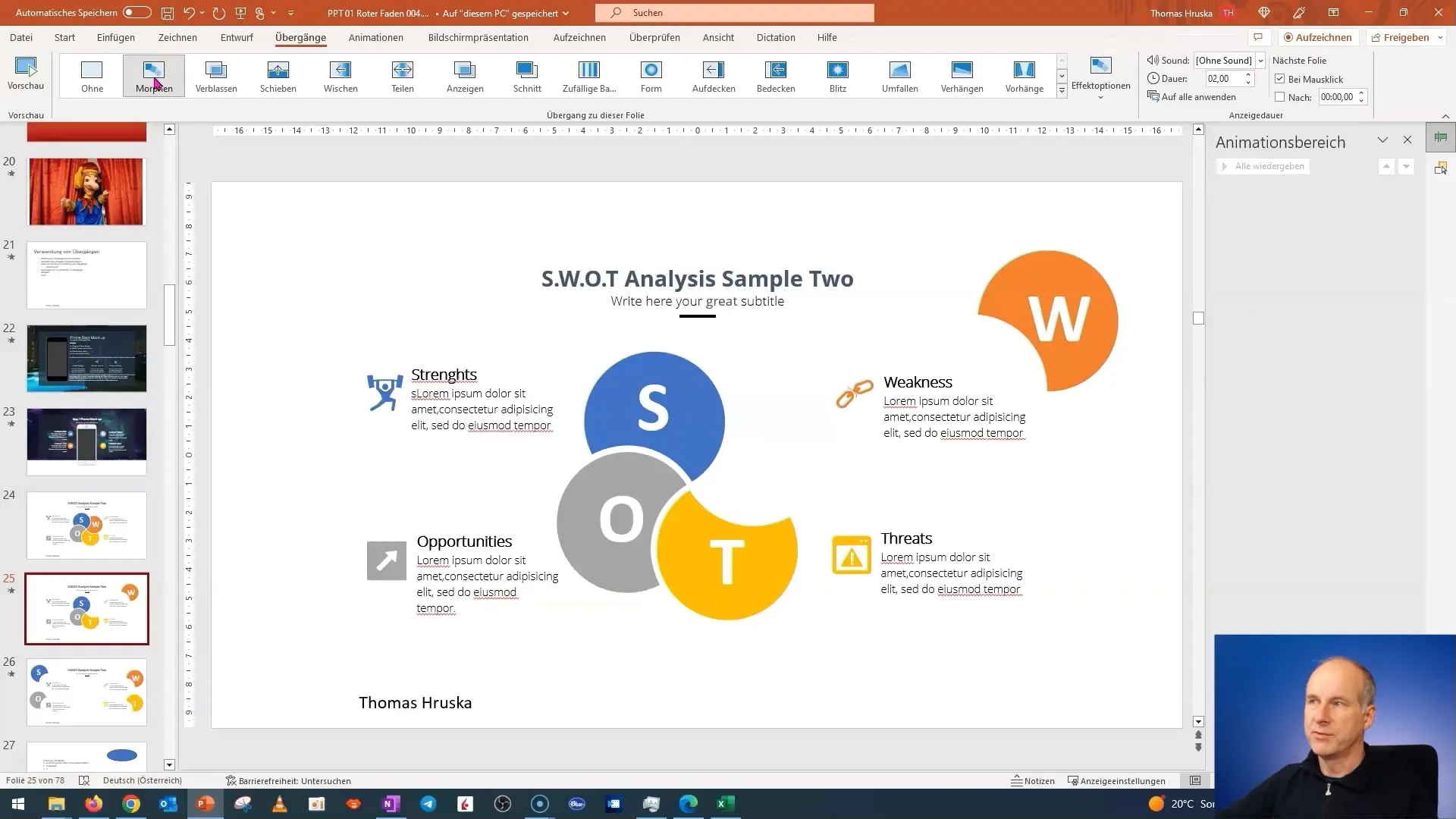 Una guida completa al morphing in PowerPoint