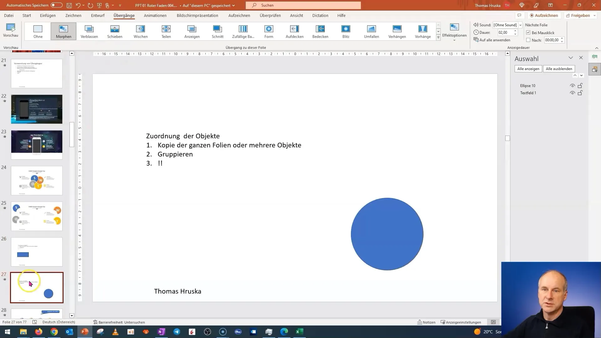 Una guida completa al morphing in PowerPoint