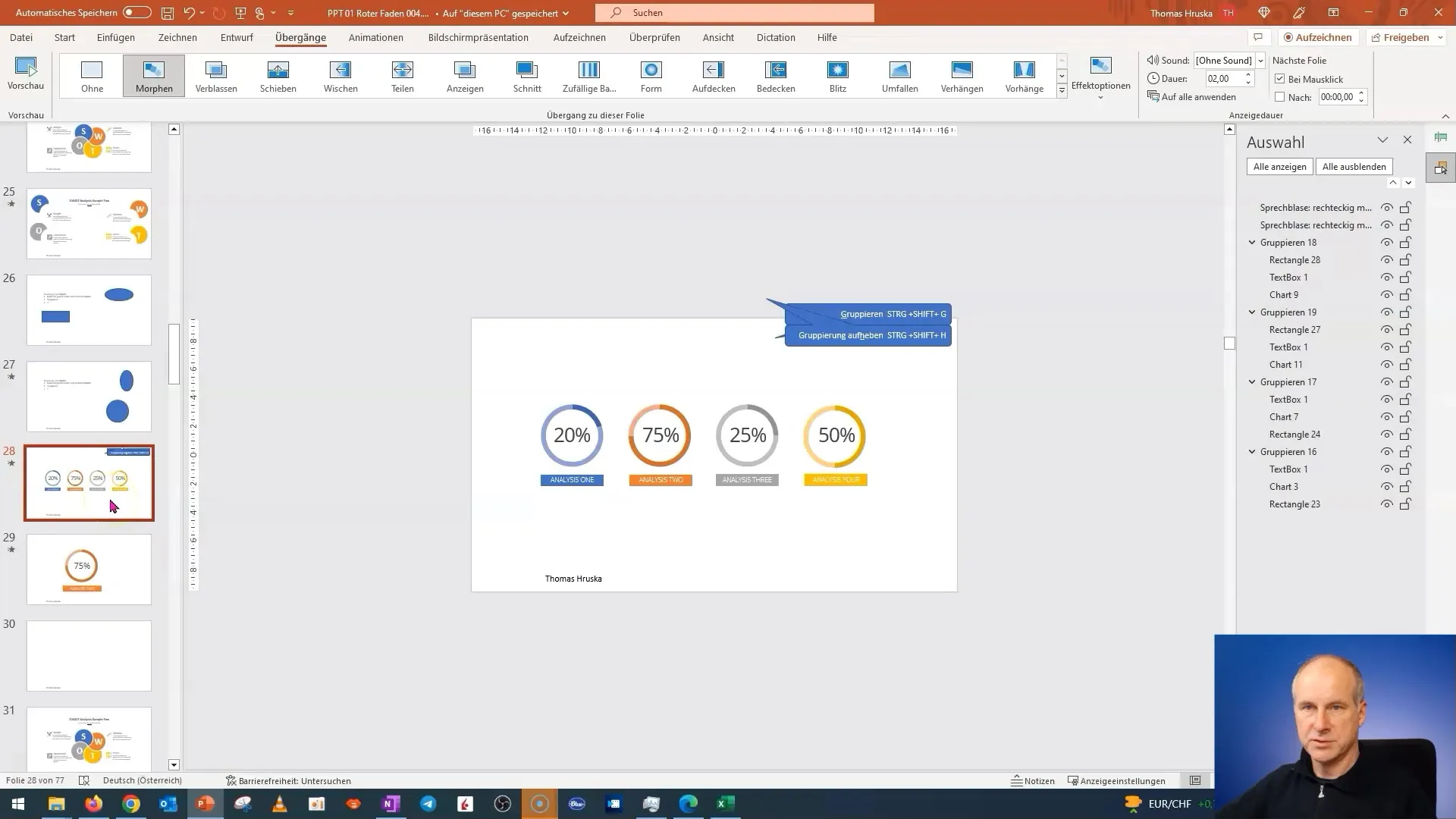Creare transizioni Morph impressionanti in PowerPoint