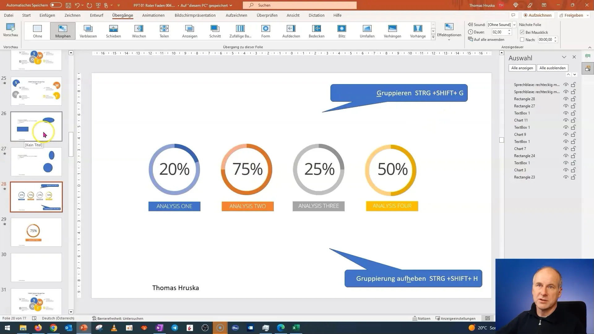 Creare transizioni Morph impressionanti in PowerPoint