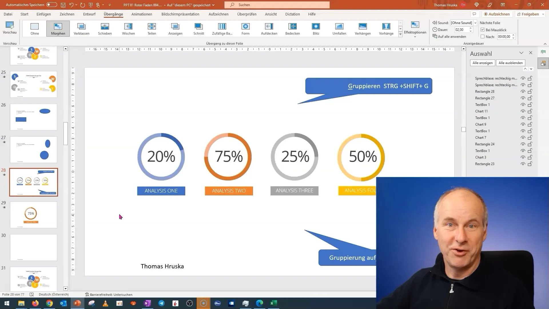 Creare transizioni Morph impressionanti in PowerPoint