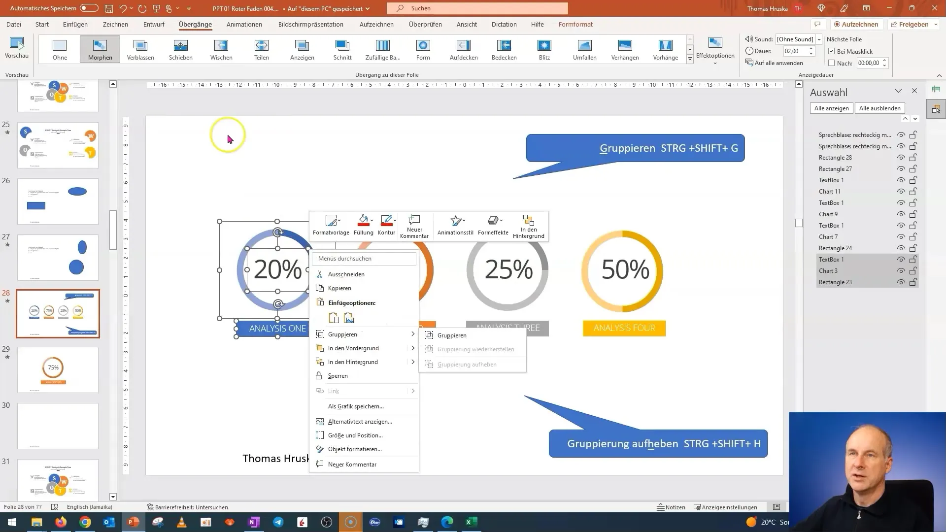 Creare transizioni Morph impressionanti in PowerPoint