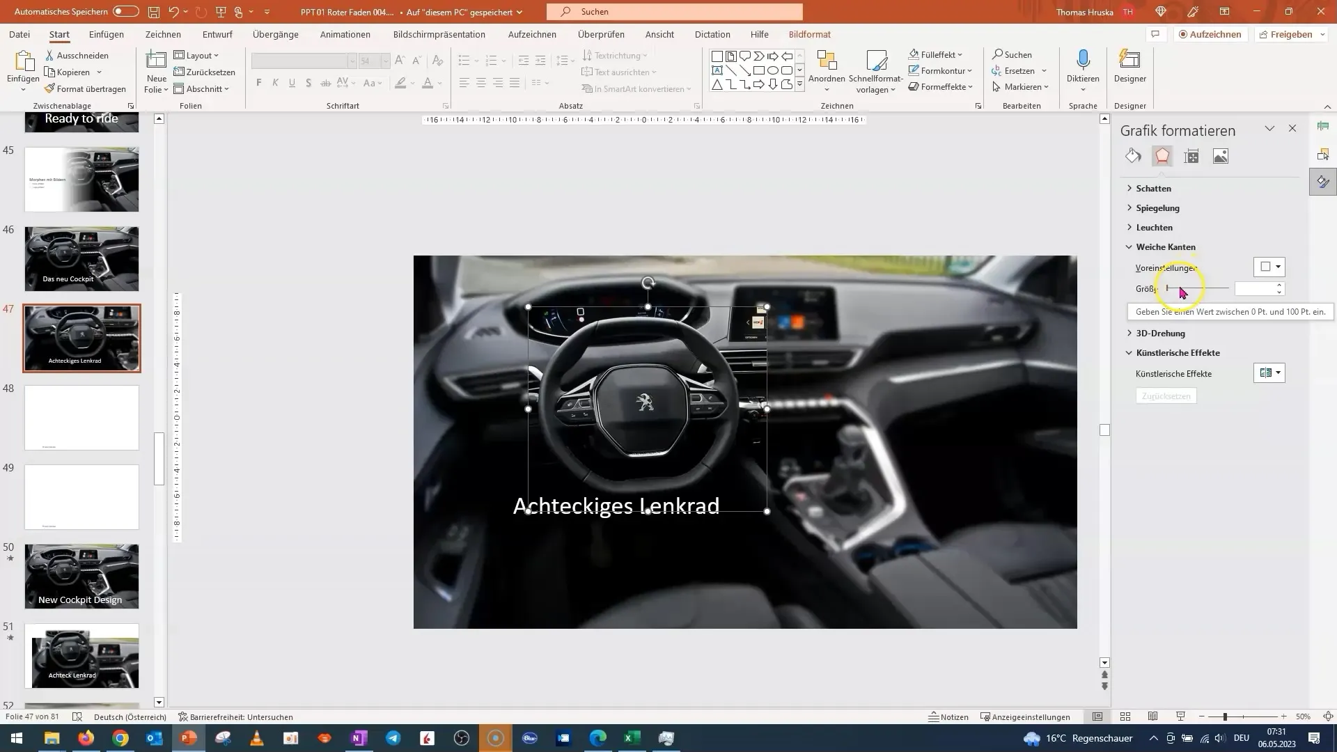 Padroneggiare gli effetti di Morphing delle immagini e delle lenti d'ingrandimento in PowerPoint