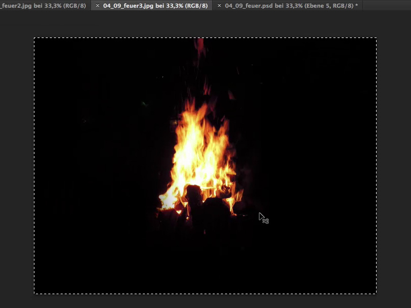 Looks & Styles mit Photoshop - Feuer