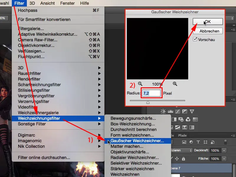 Looks & Styles con Photoshop - fuoco