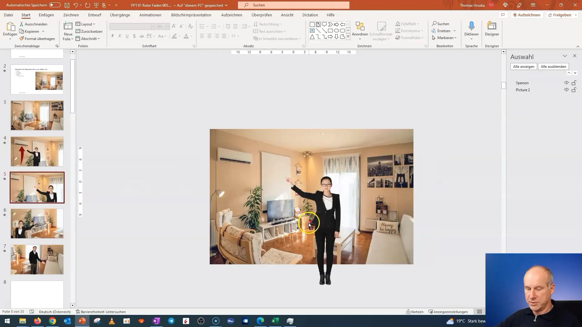 Eficientizarea în PowerPoint: Idei pentru prezentarea camerei tale de zi