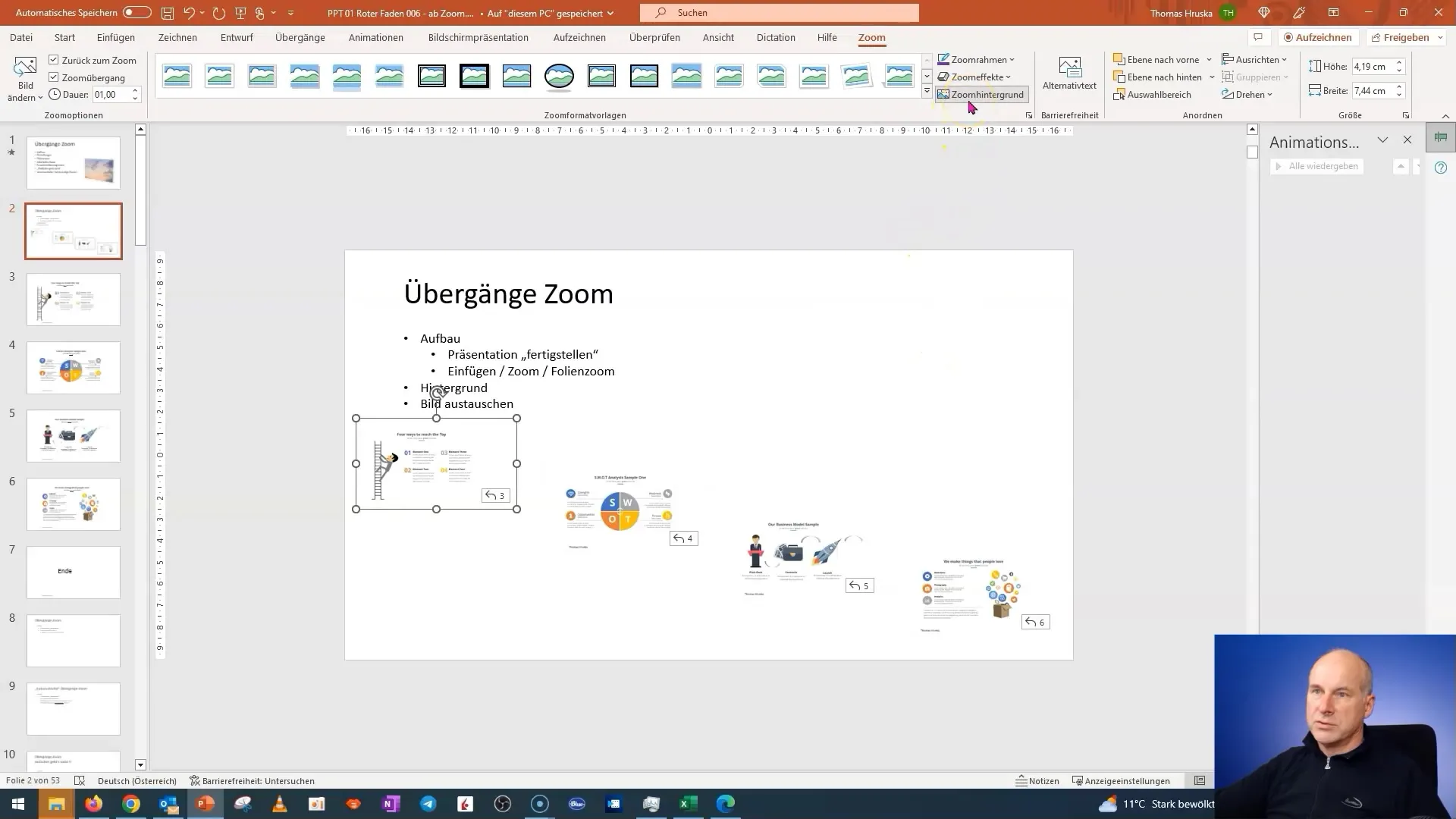 Corso PowerPoint: costruire ottimamente lo zoom delle diapositive