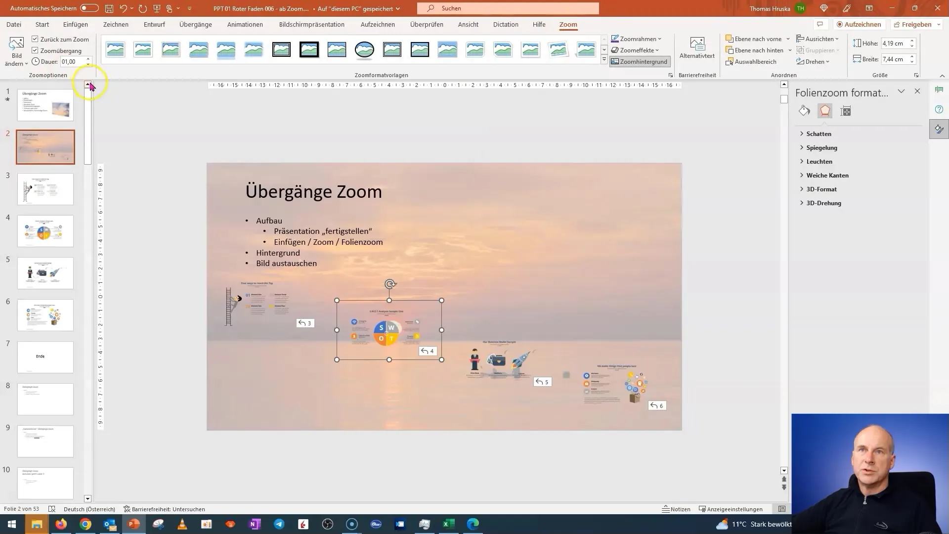 Corso PowerPoint: costruire ottimamente lo zoom delle diapositive