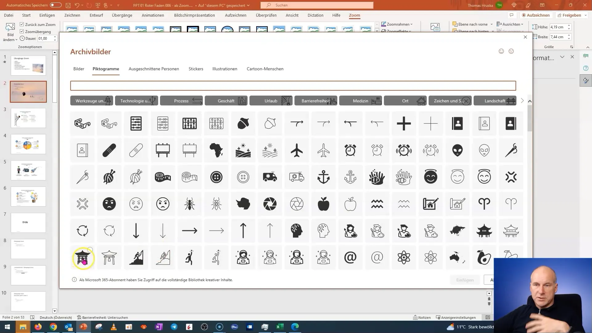 Corso su PowerPoint: Costruire ottimamente lo zoom delle diapositive