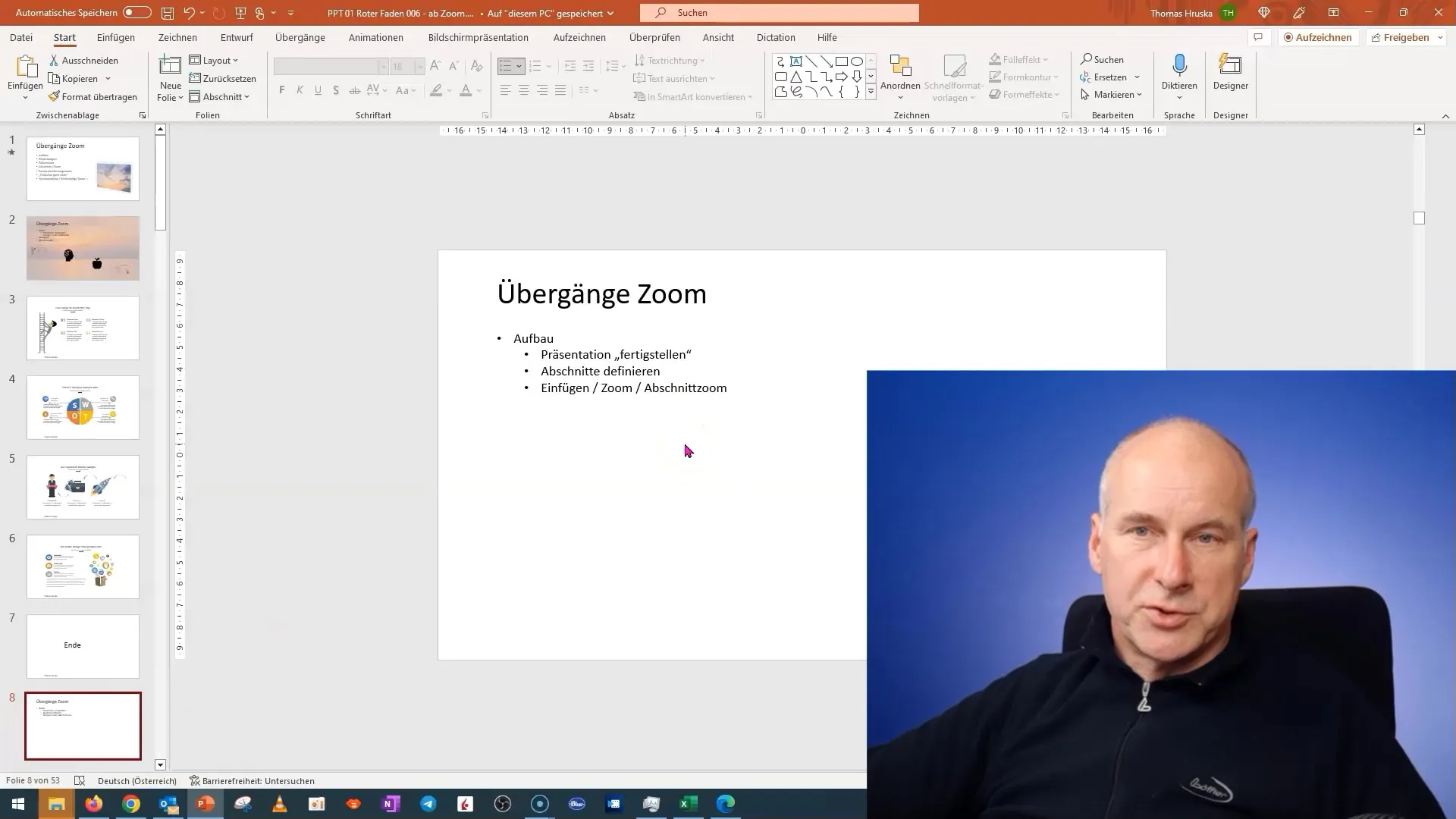 Corso su PowerPoint: Costruzione ottimale dello zoom delle diapositive
