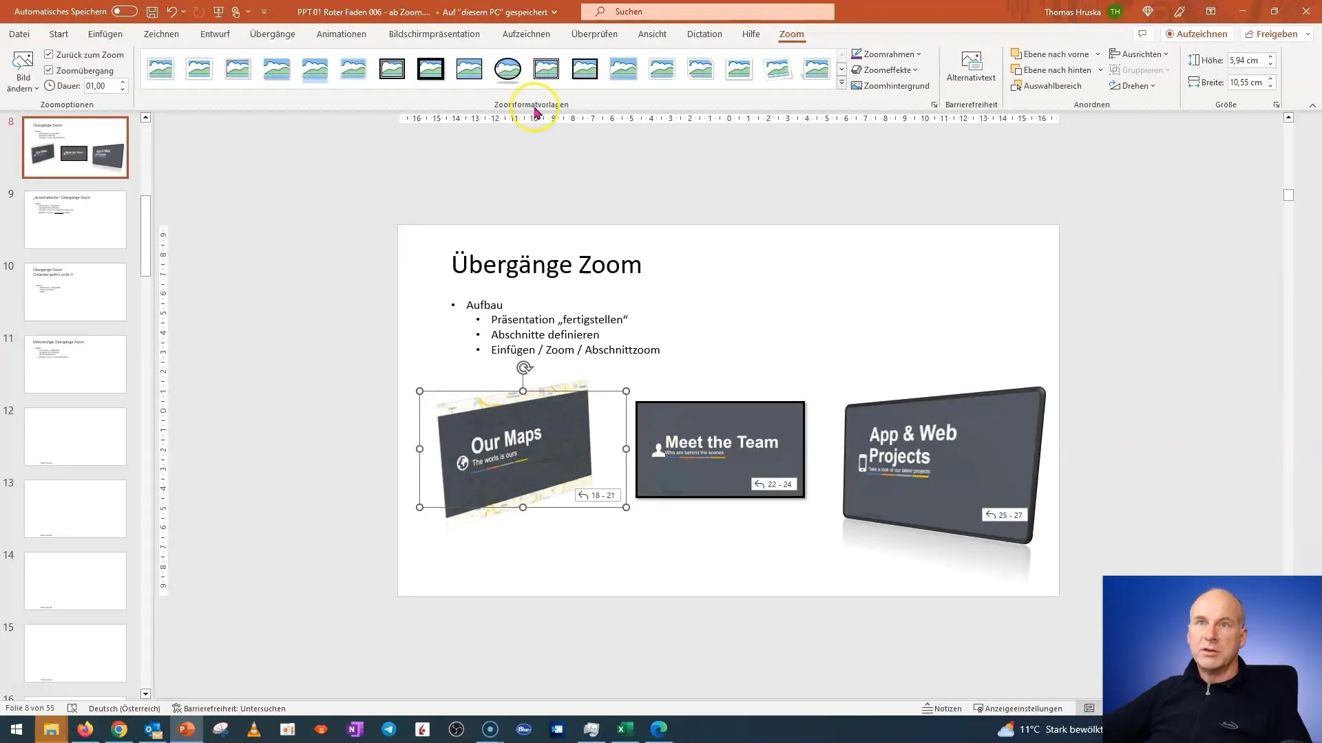 Zoom di sezione in PowerPoint - Una guida per presentazioni interattive