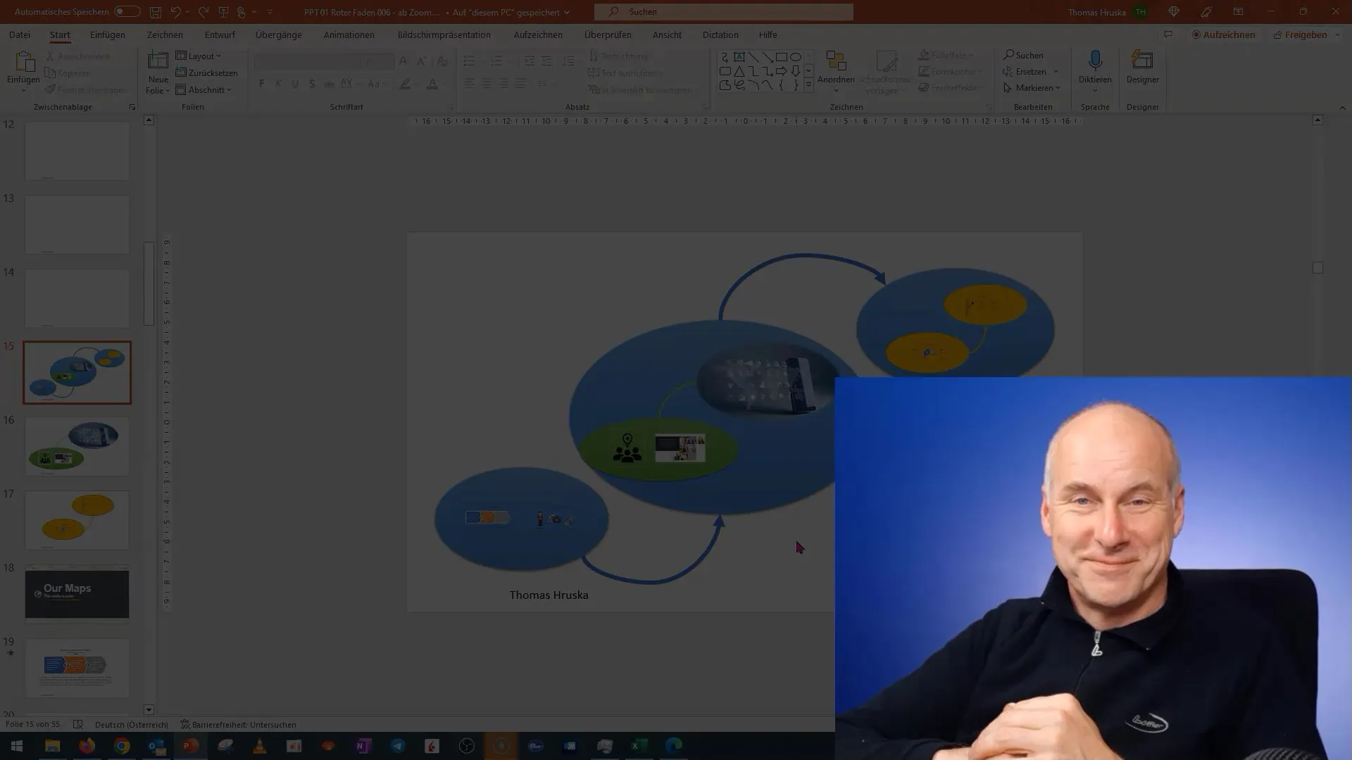 Lag interaktive presentasjoner med innvevd zoom i PowerPoint