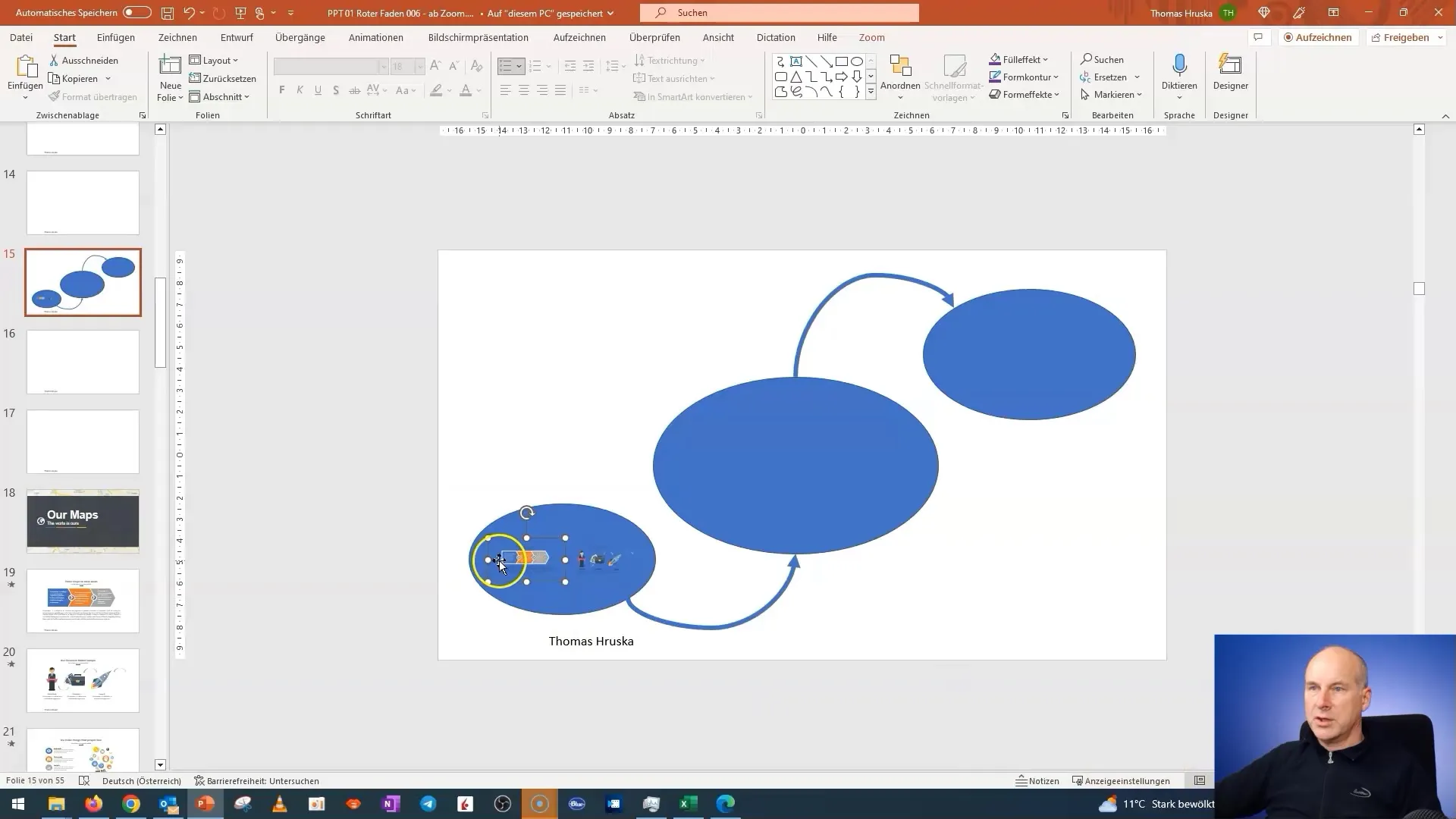 Lag interaktive presentasjoner med innkapslet zoom i PowerPoint