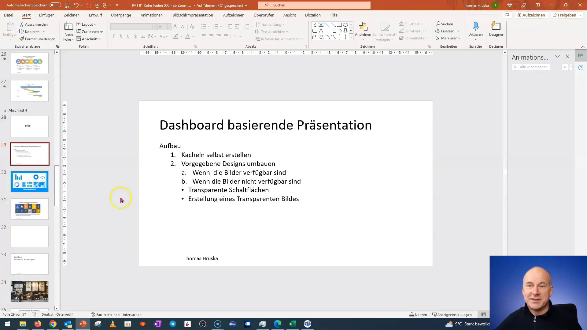A crea un tablou de bord interactiv de tip faianta in PowerPoint - Partea 1