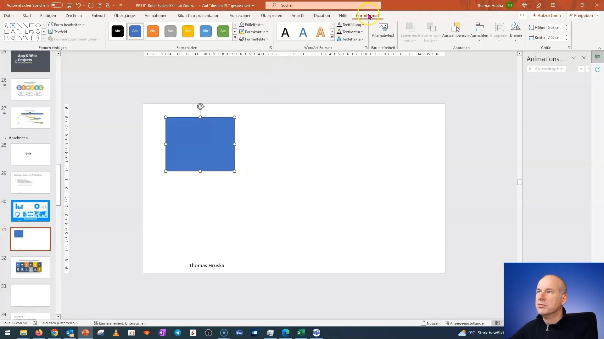 Crearea unui panou interactiv de dale în PowerPoint - Partea 1