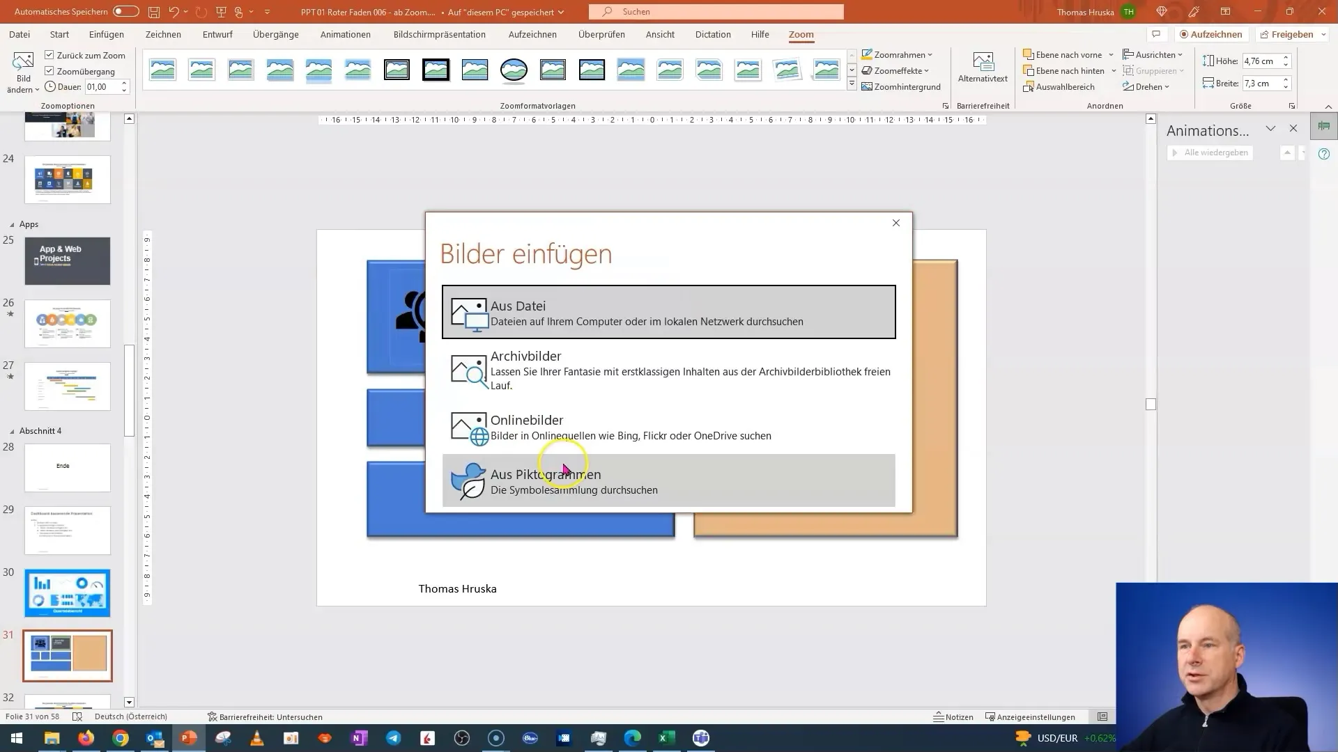 Crearea unui tablou de bord interactiv cu plăci în PowerPoint - Partea 1