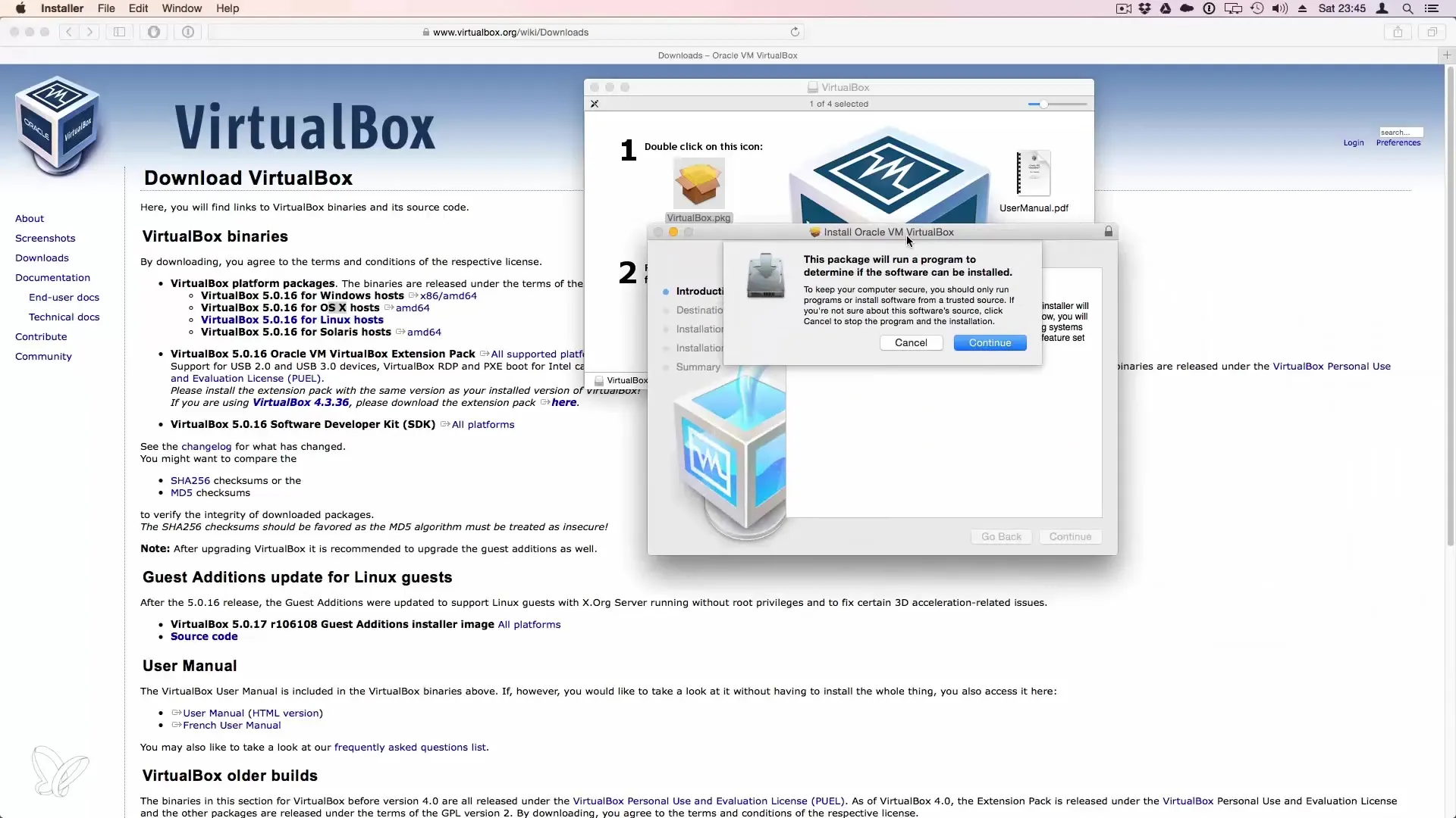 Erfolgreiche VirtualBox Installation für Linux Erfolgreiche VirtualBox Installation für Linux
