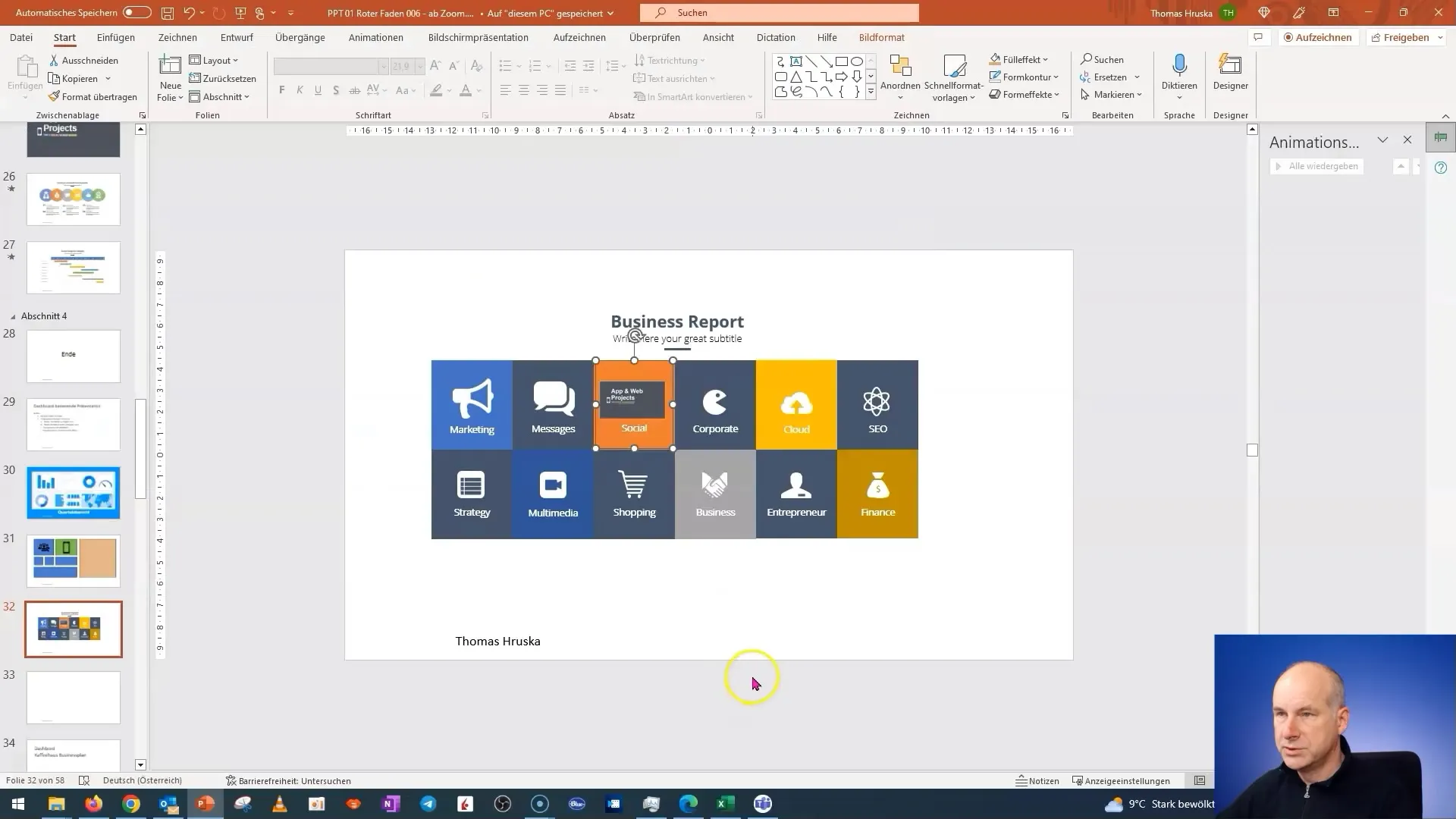 Creează un panou de kachel interactiv în PowerPoint