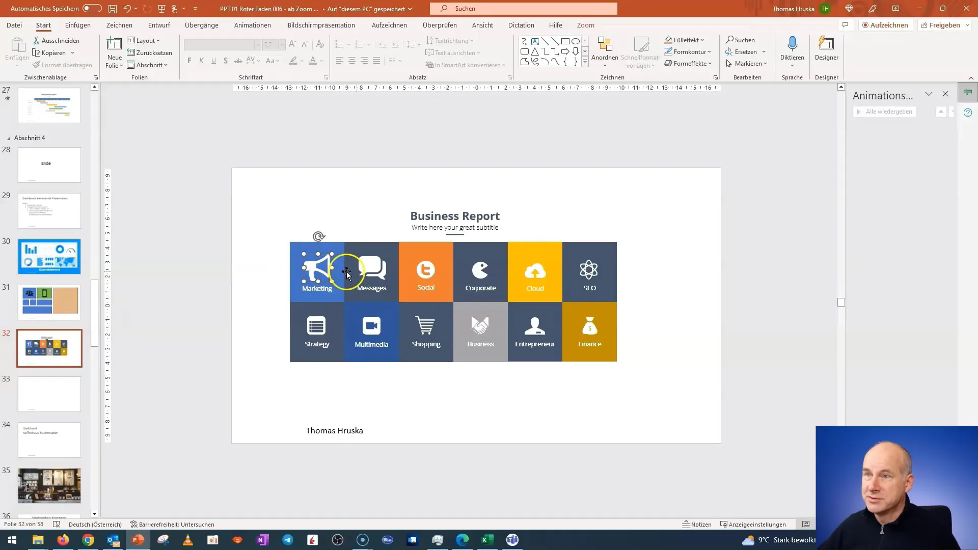 Creează un tablou de bord interactiv cu cărămizi în PowerPoint