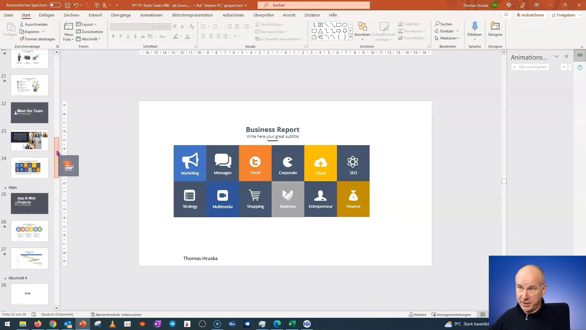 Creează un panou de tip plăcuțe interactive în PowerPoint