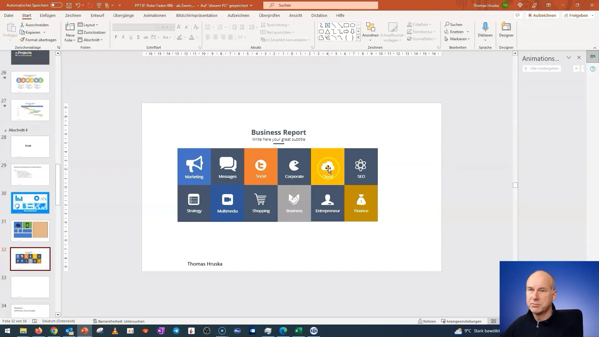 Creează un tablou de bord interactiv cu plăci în PowerPoint
