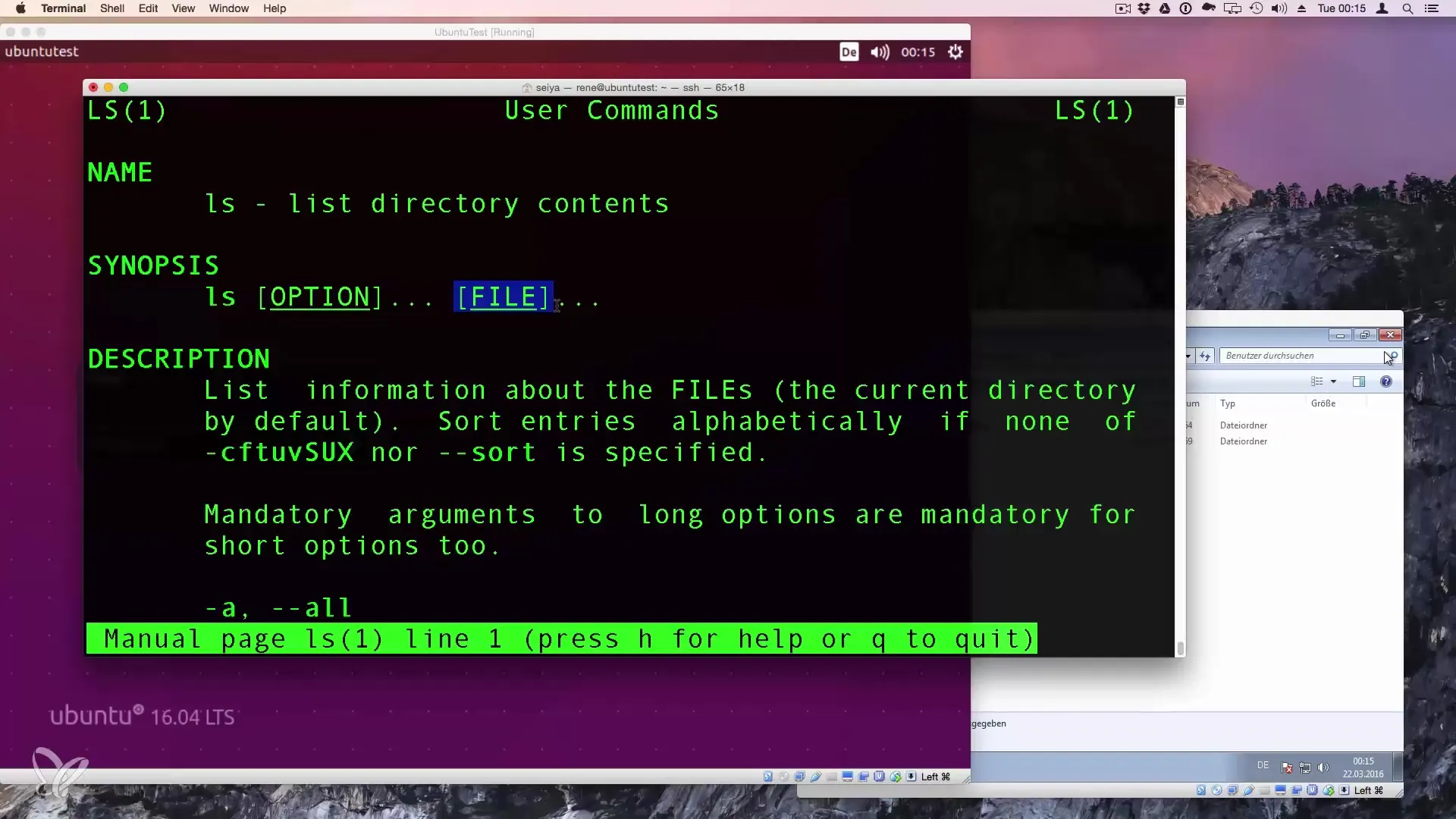 Effiziente Nutzung des `man`-Befehls in Linux Effiziente Nutzung des `man`-Befehls in Linux