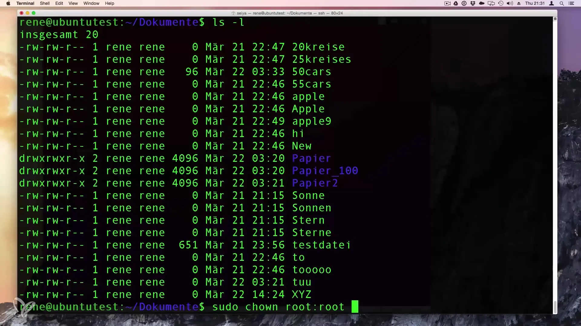 Besitzer von Dateien und Ordnern in Linux ändern Besitzer von Dateien und Ordnern in Linux ändern