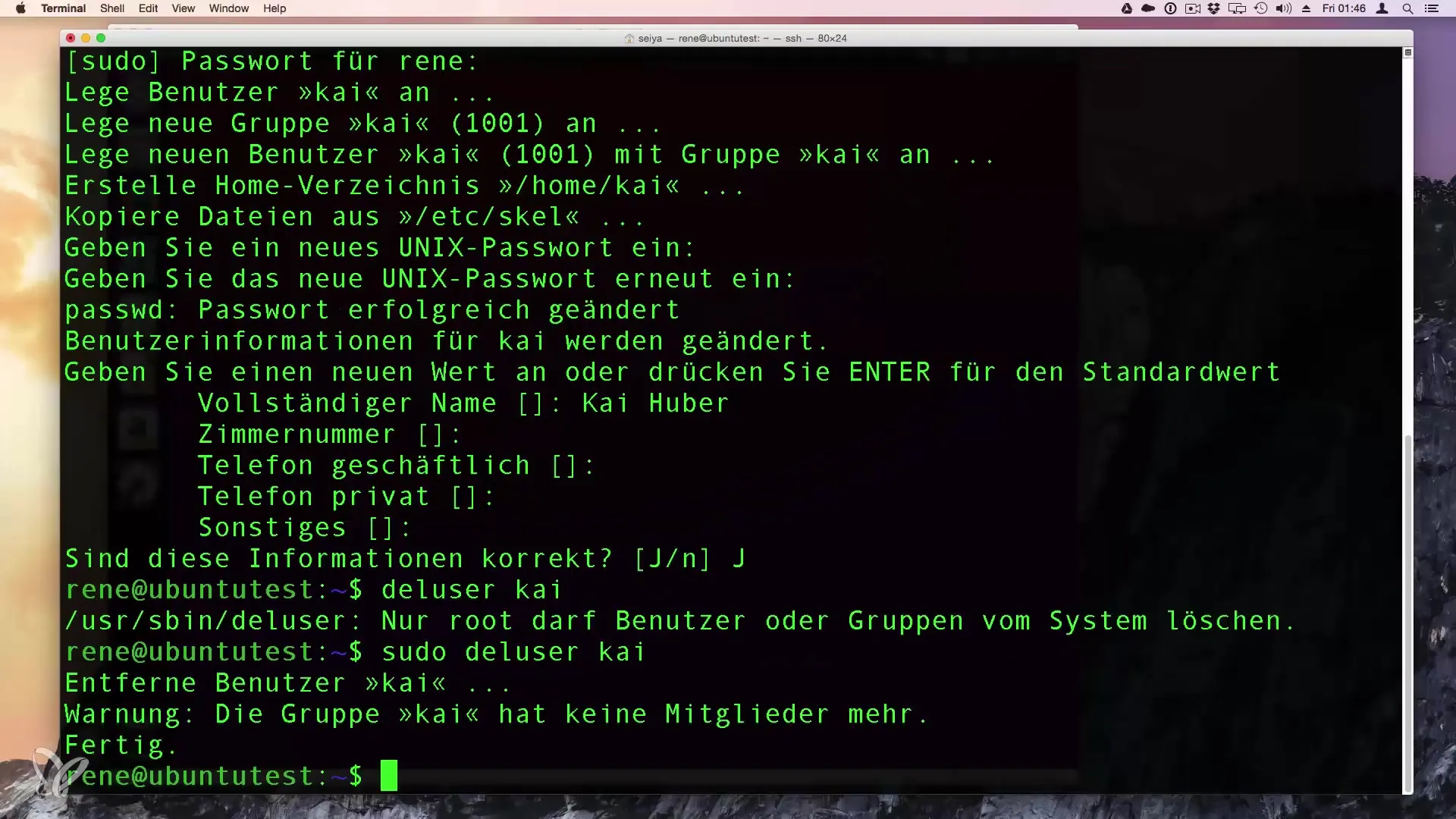 Benutzerverwaltung unter Linux: Benutzer anlegen und löschen Benutzerverwaltung unter Linux: Benutzer anlegen und löschen