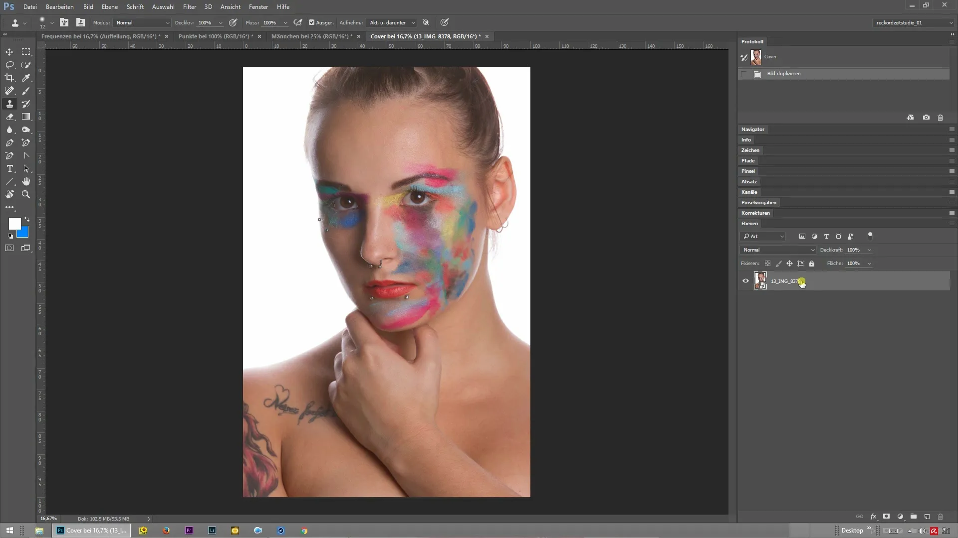 Skuteczne stosowanie separacji częstotliwości w Photoshopie Skuteczne stosowanie separacji częstotliwości w Photoshopie