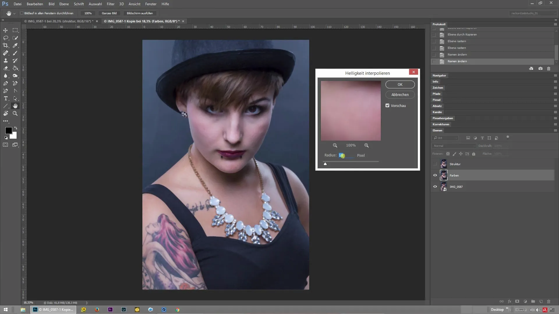 Efektywne rozdzielanie częstotliwości w Photoshopie dla obrazów 8-bitowych Efektywne oddzielanie częstotliwości w Photoshopie dla obrazów 8-bitowych