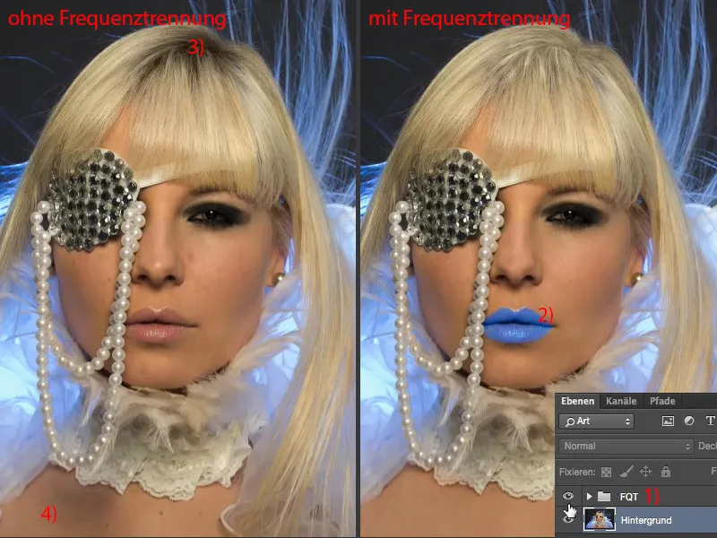 Vaated ja stiilid Photoshopiga - naha pildid ja retušš