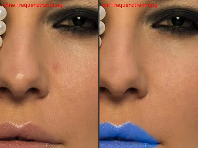 Vaated ja stiilid Photoshopis - naha pilt ja retušš