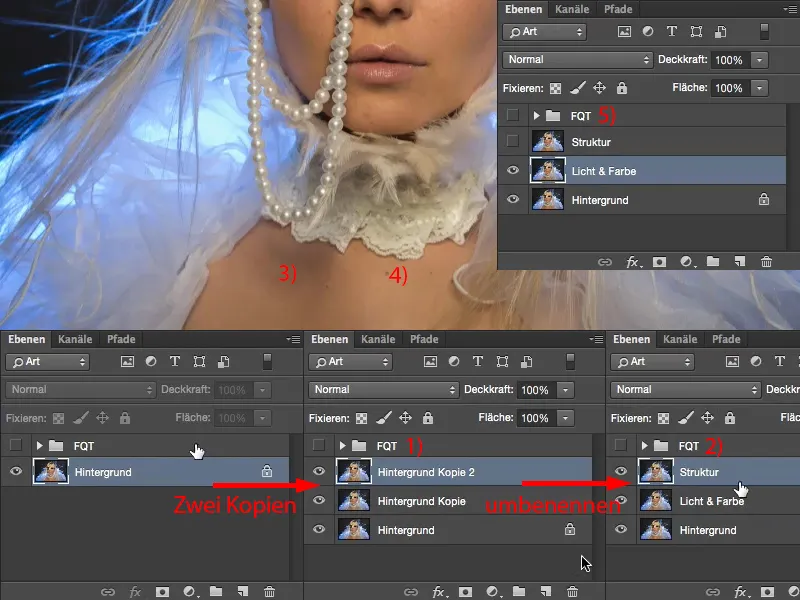 Välimus ja stiilid Photoshopiga - naha pildistamine ja retušš
