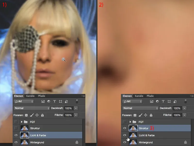 Vaata ja stiilid Photoshopiga - naha pilt ja retušš