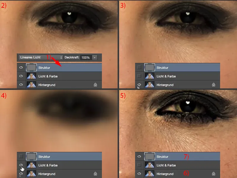 Utseende og stiler med Photoshop - hudbilde og retusjering