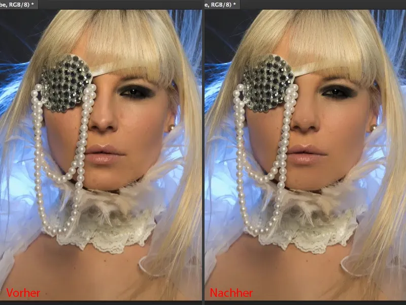 Vaadake ja stiilid Photoshopiga - naha pilt ja retušš