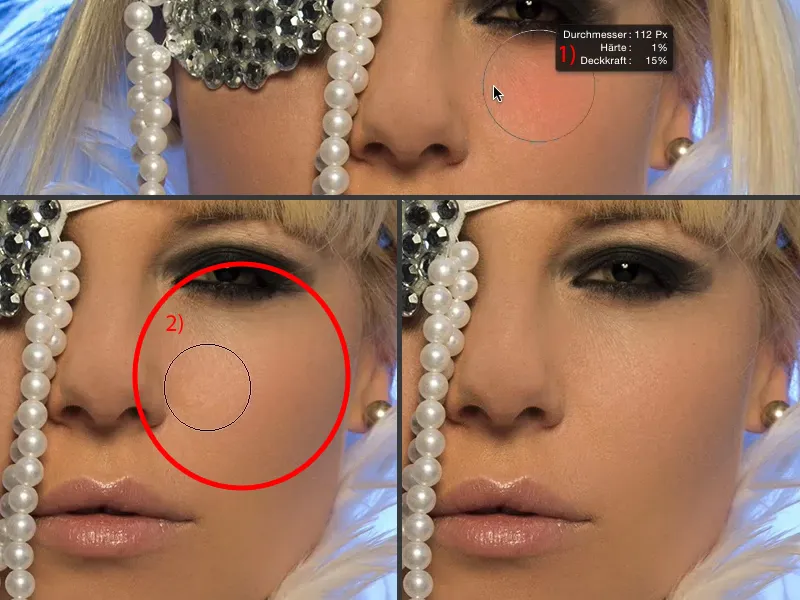 Vaated ja stiilid Photoshopis - naha pildistamine ja retušš