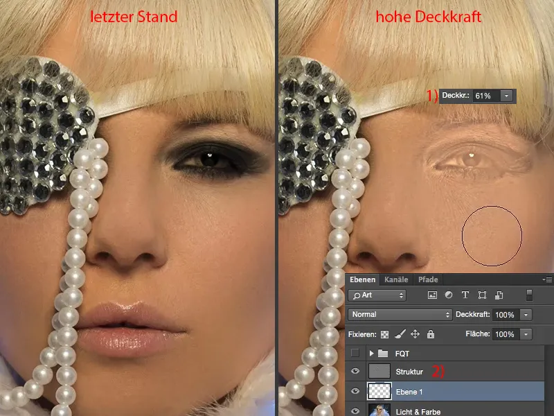 Välimus ja stiilid Photoshopiga - naha pildi ja retuššiga