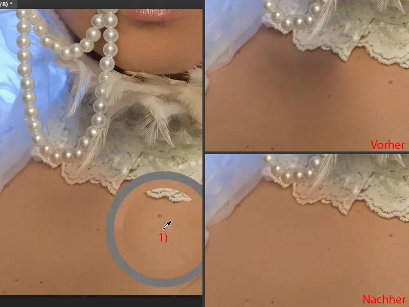 Vaata ja stiilid Photoshopis - naha pilt ja retušš