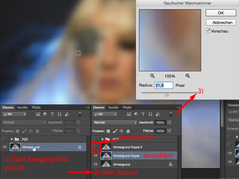 Välimus ja stiilid Photoshopiga - naha pilt ja retušš