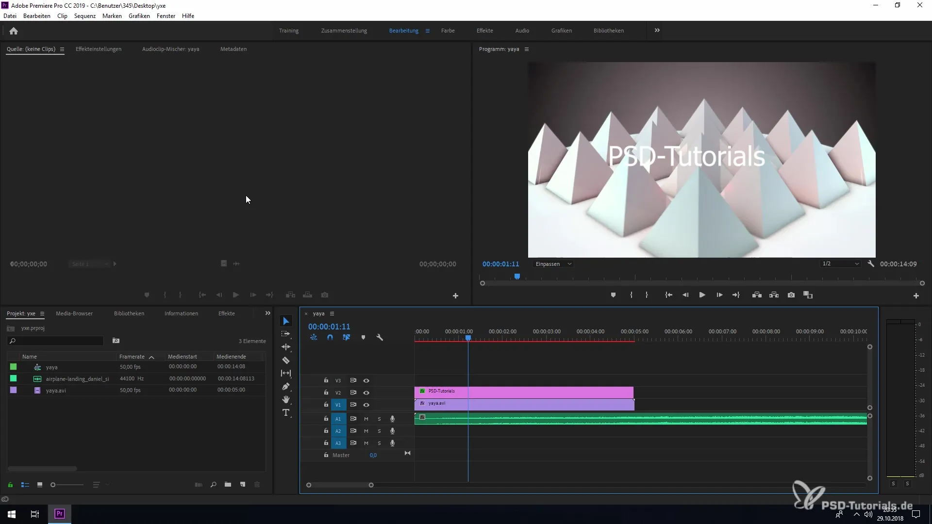 Premiere Pro CC 2019で表示カラー管理を有効にする Premiere Pro CC 2019での表示カラー管理を有効にする