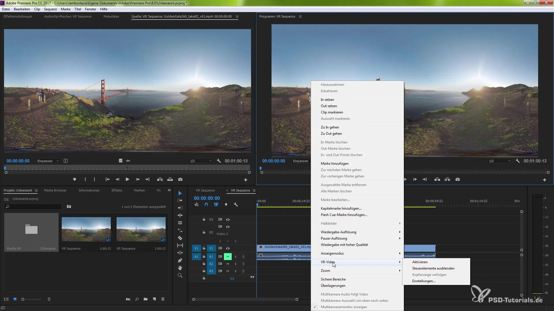 Premiere Pro CC 2015.3でのVRビデオ編集を簡単に説明します。 Premiere Pro CC 2015.3のVRビデオ編集を簡単に説明します。