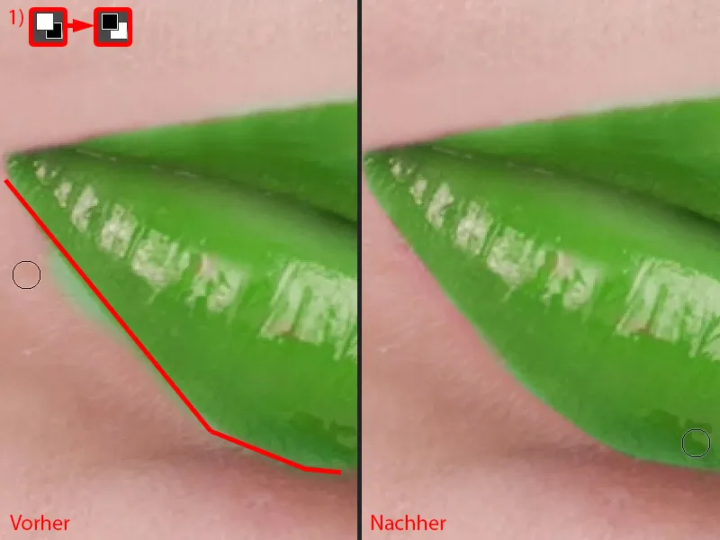 Vaata ja stiilid Photoshopiga - huulte retušš