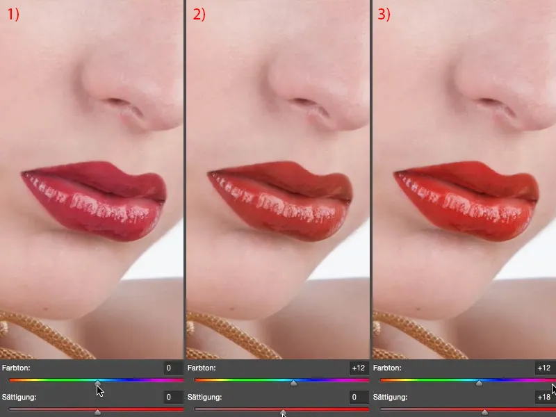 Looks & Styles mit Photoshop - Lippenretusche