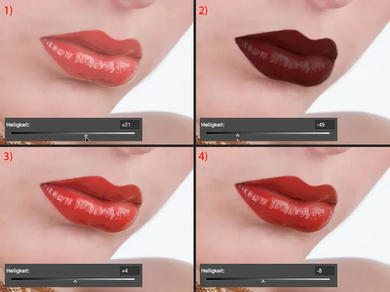 Looks & Styles mit Photoshop - Lippenretusche