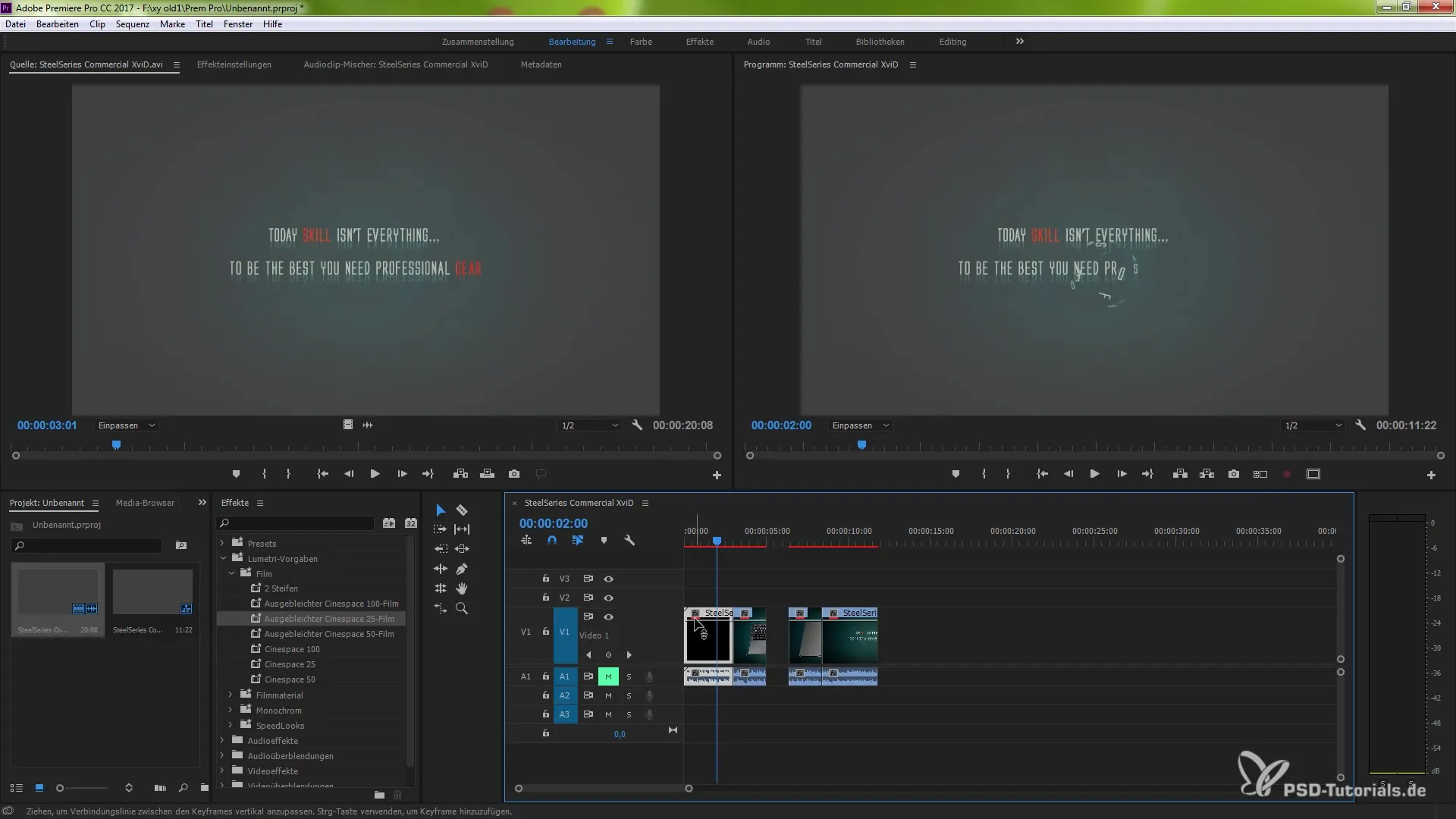 マスタークリップとエフェクト in Premiere Pro CC 2014 マスタクリップとエフェクト in Premiere Pro CC 2014
