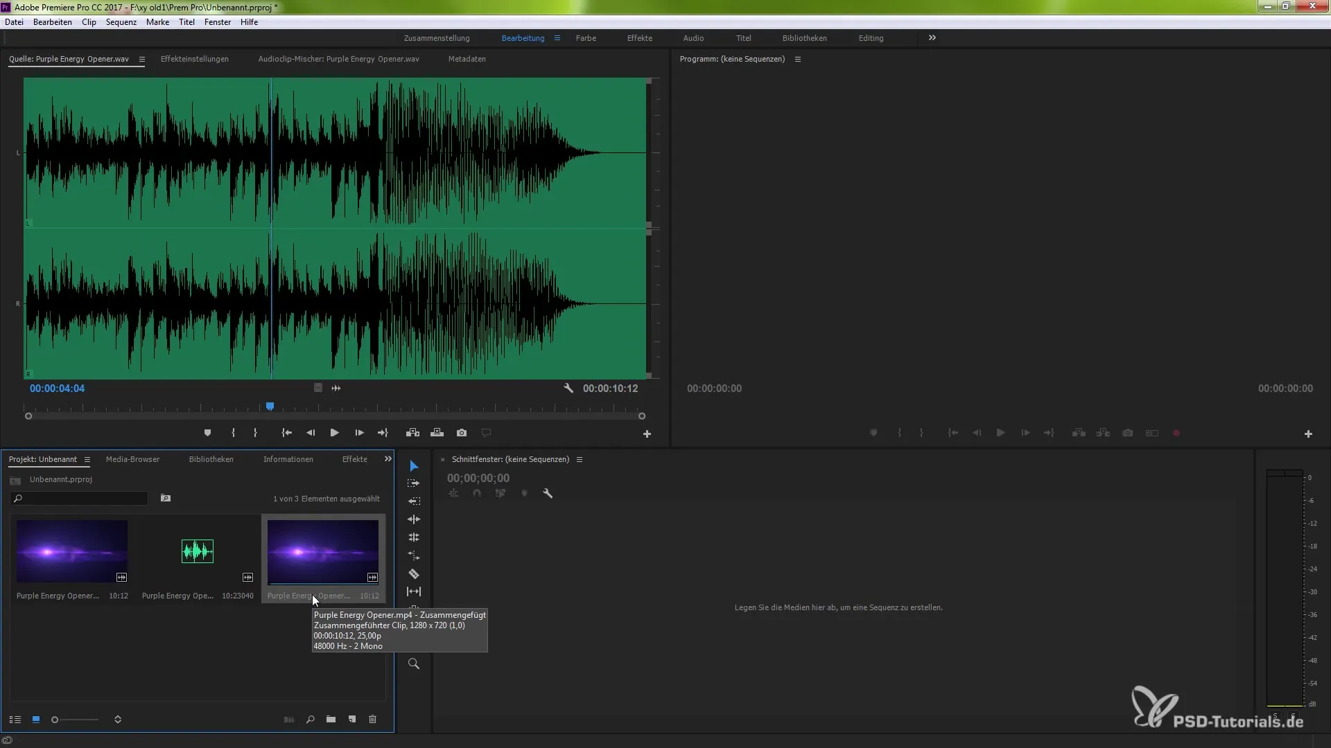 Premiere Pro CCでのクリップの自動同期 Premiere Pro CCでのクリップの自動同期