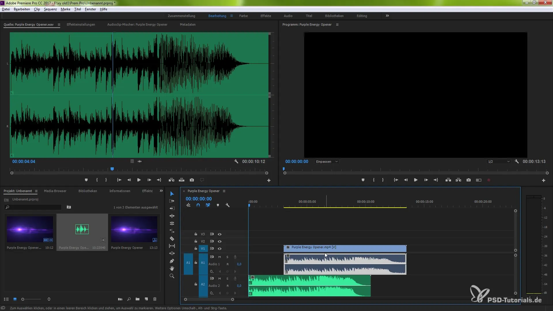 Premiere Pro CCによるクリップの自動同期 Premiere Pro CCでのクリップの自動同期
