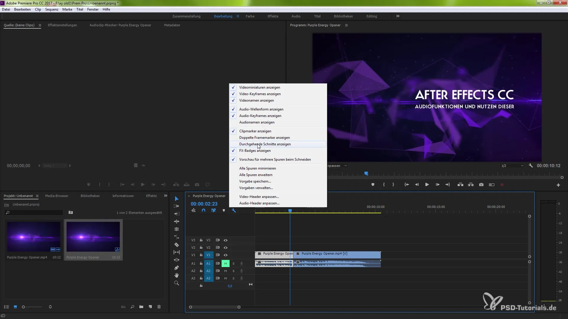 Premiere Pro CC 7.0でカットエッジを効果的に編集する Premiere Pro CC 7.0でカットエッジを効果的に編集する