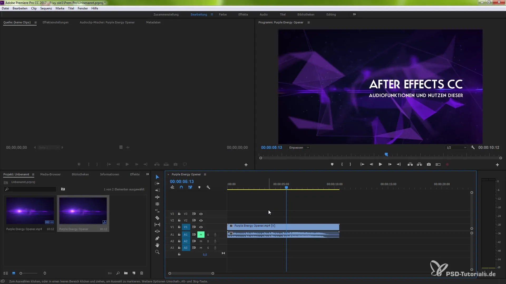 Effectively edit cut edges in Premiere Pro CC 7.0